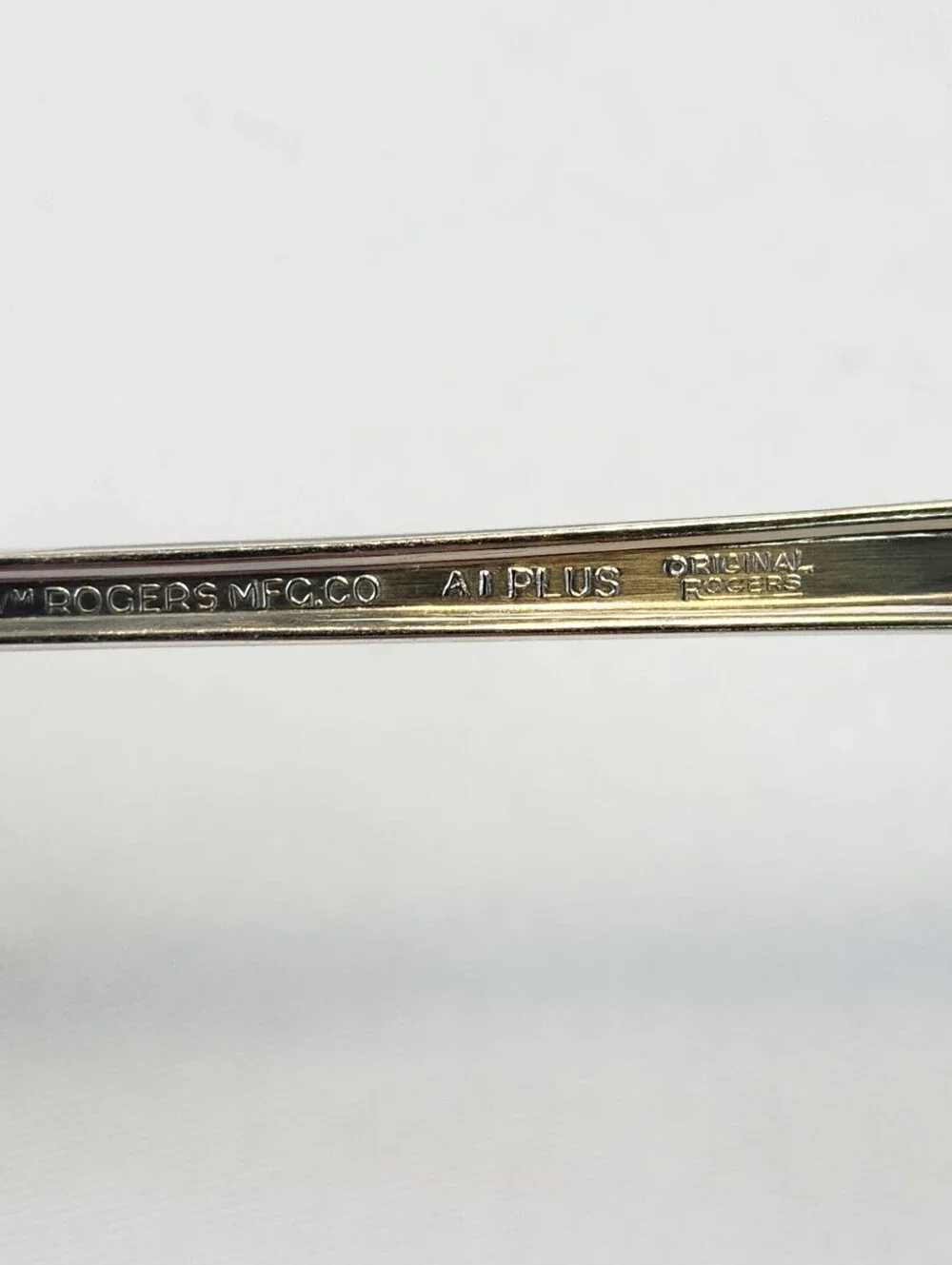 Wm Rogers Mfg A1 Plus IS Silver Plate Tupperware Rose 10 Iced Tea Spoons